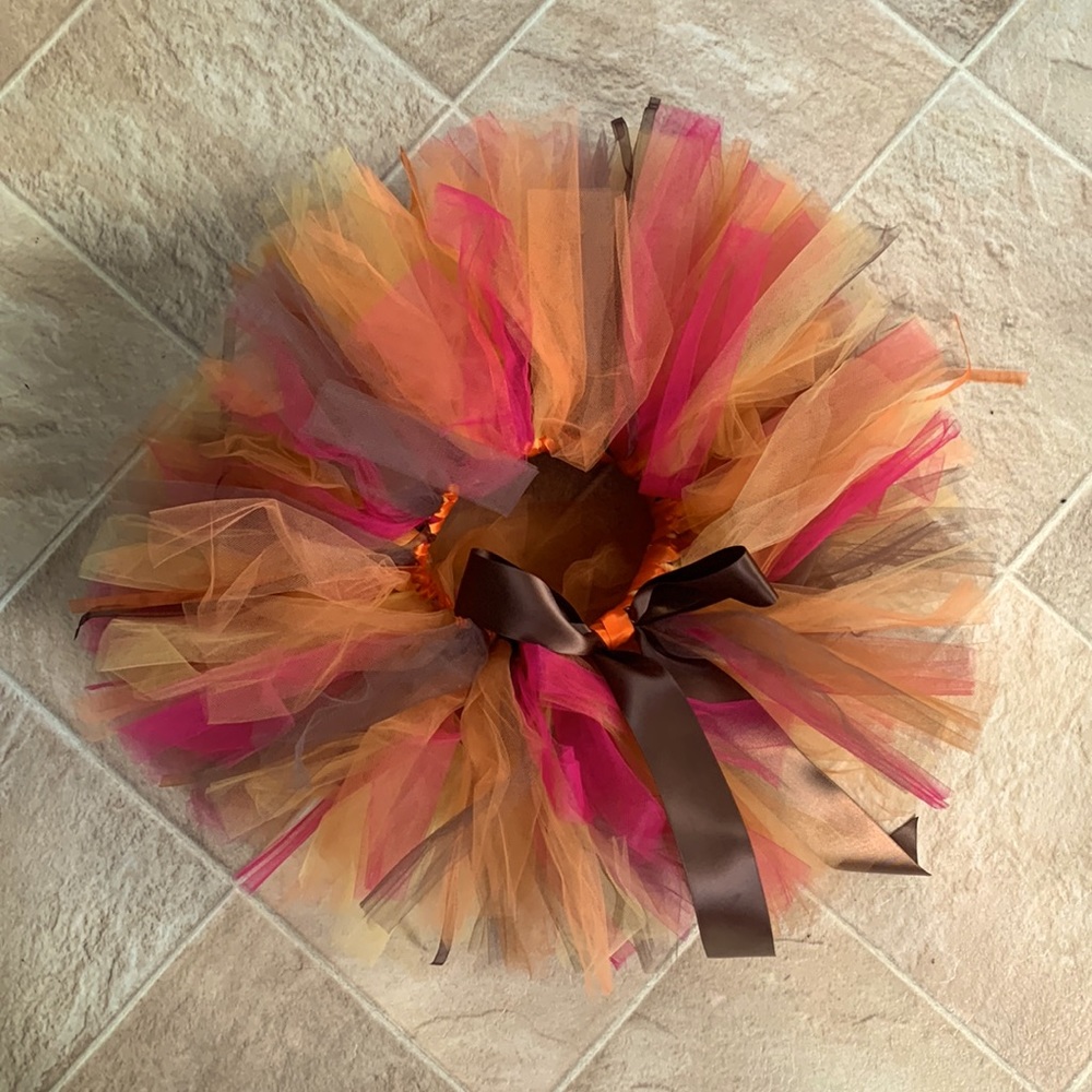 Fall colored tutu. Perfect for fall photos!